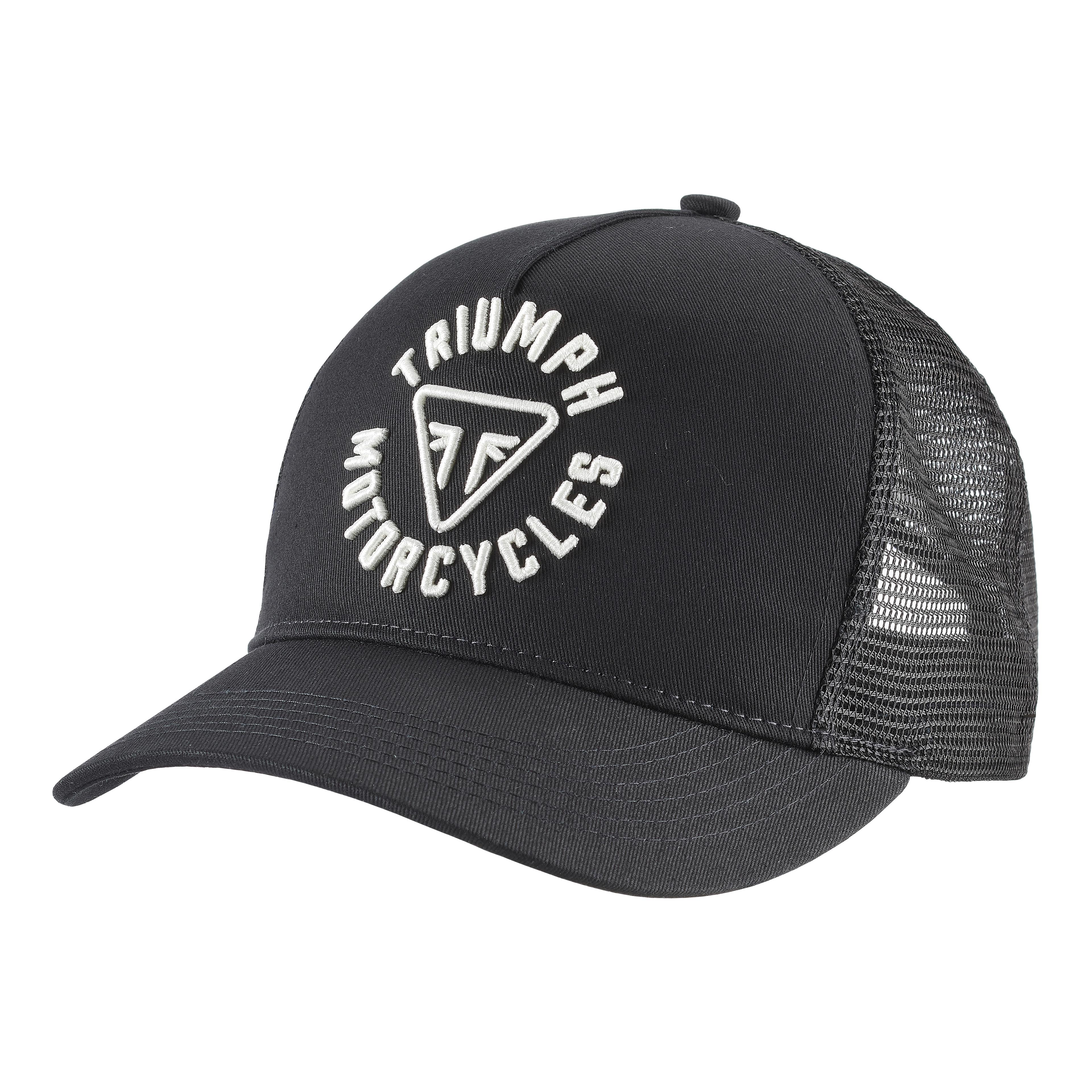 TAYLOR EMBROIDERED TRUCKER CAP BLACK image 1