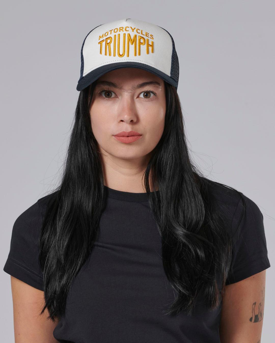 ELLIS TRUCKER CAP BONE / NAVY image 3