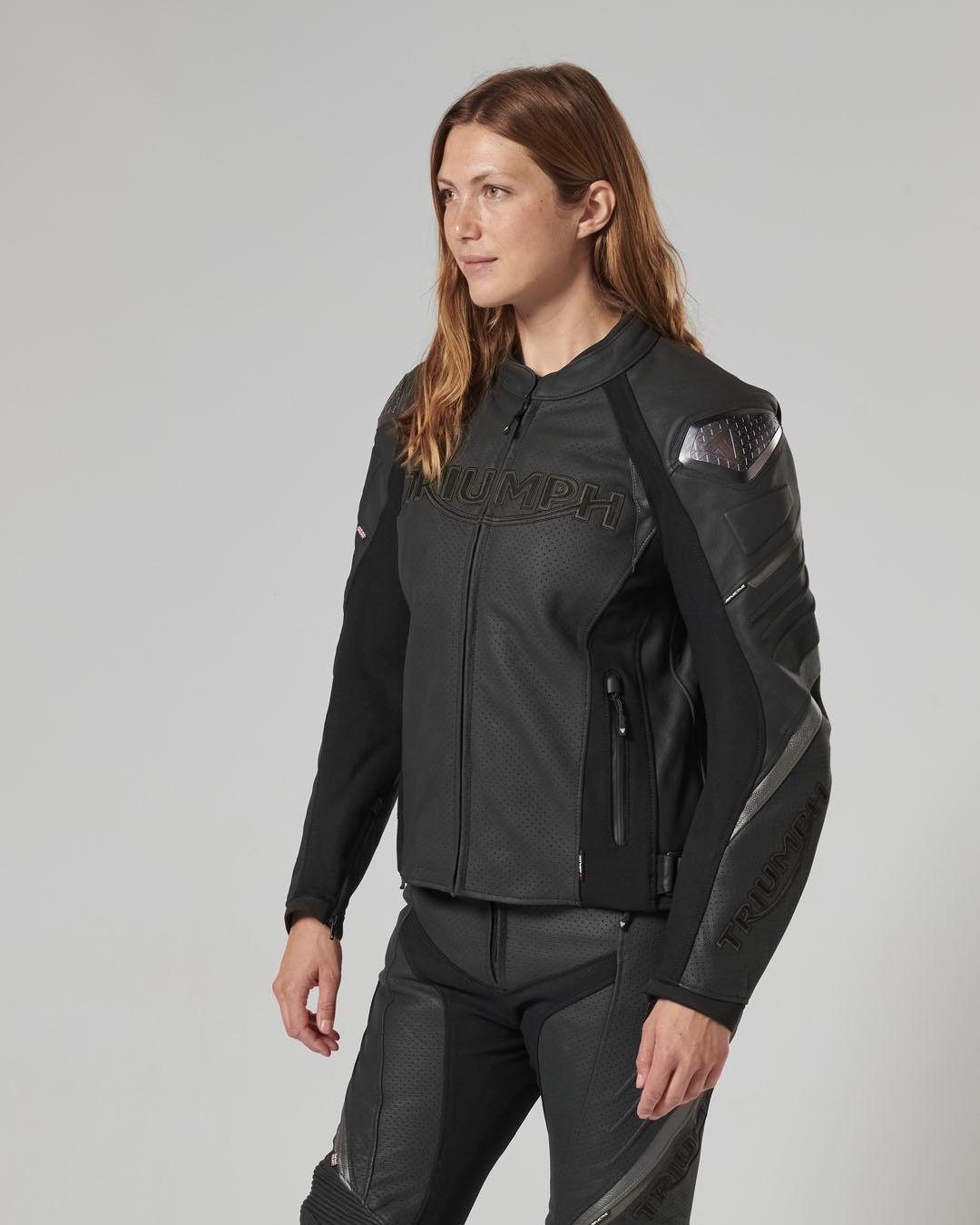 TRIPLE PERFORATED LEATHER JACKET XXL image 12