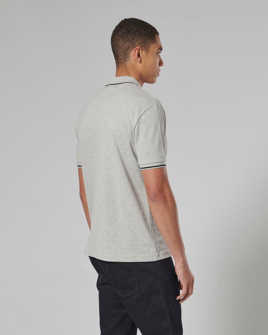 LUSTLEIGH POLO GREY MARL XXL image 3