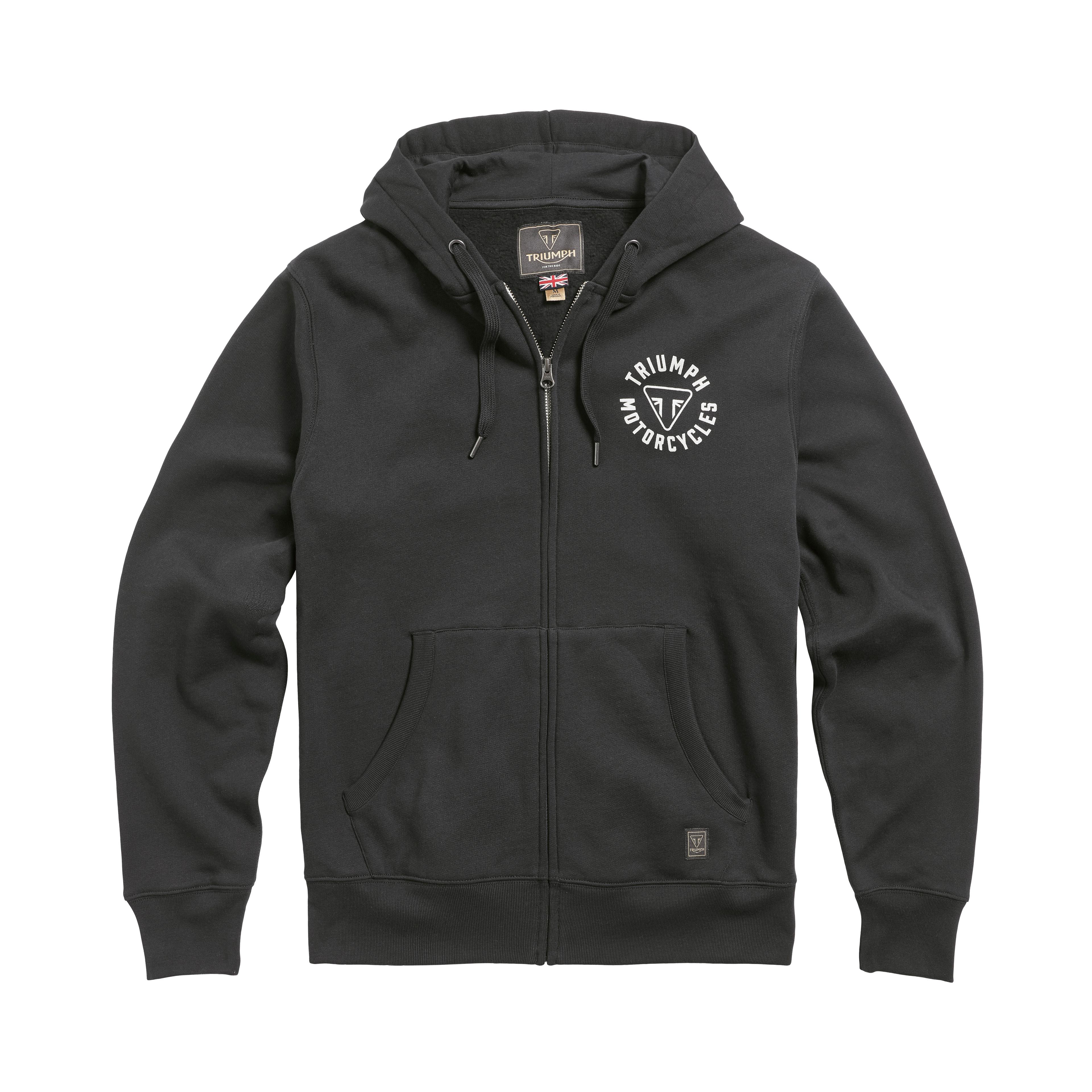 DIGBY FULL ZIP HOODY JET BLACK XS image 1