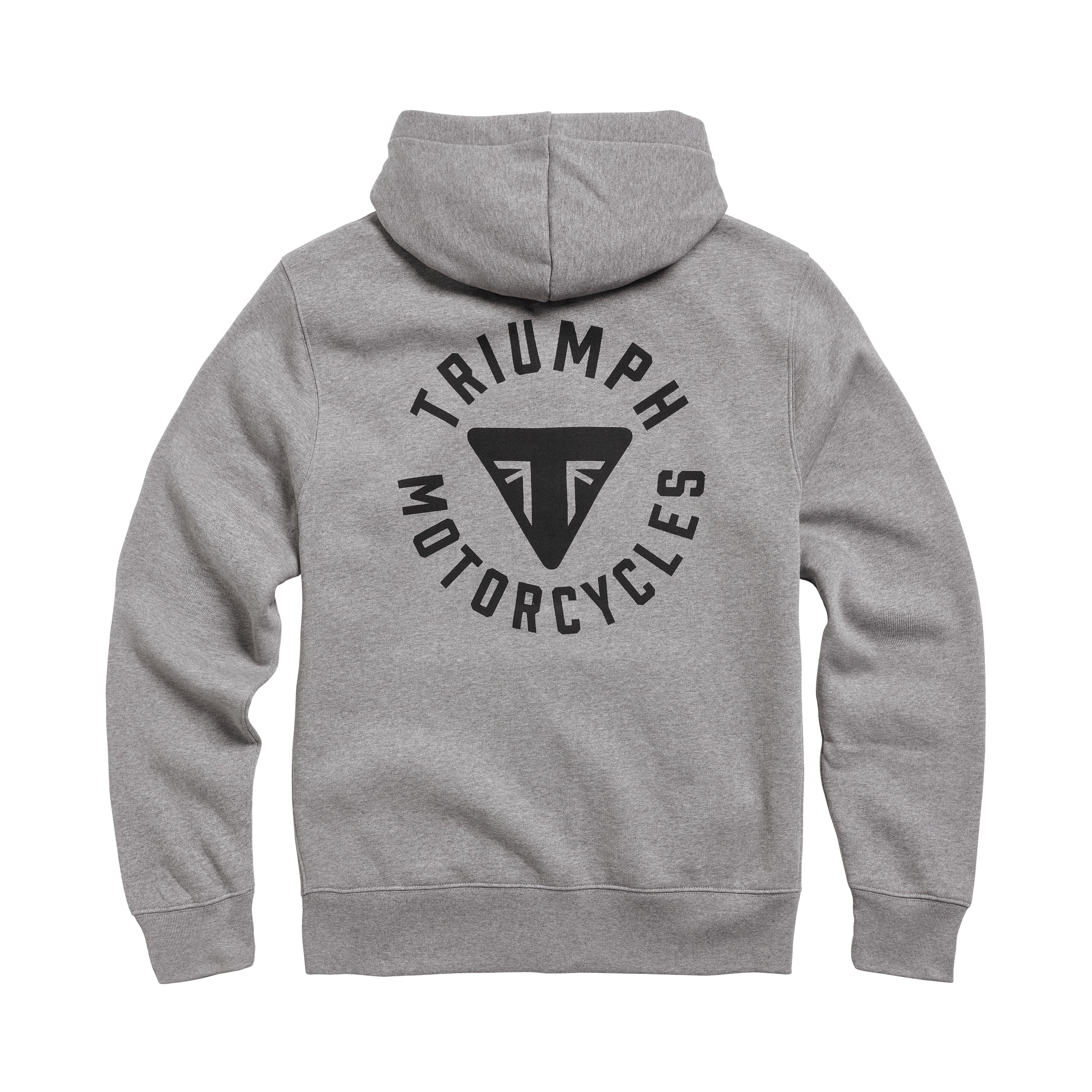DIGBY FULL ZIP HOODY GREY MARL XS image 1