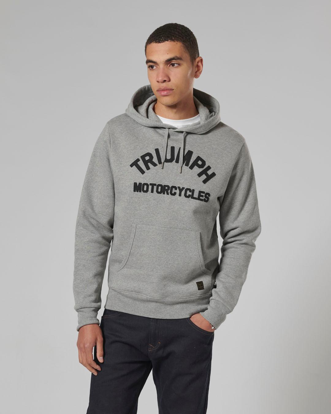 CARRICK PULL-ON HOODIE GREY MARL L image 6