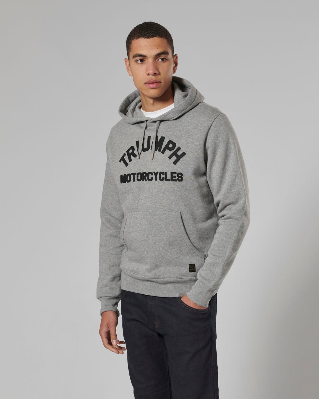 CARRICK PULL-ON HOODIE GREY MARL L image 4
