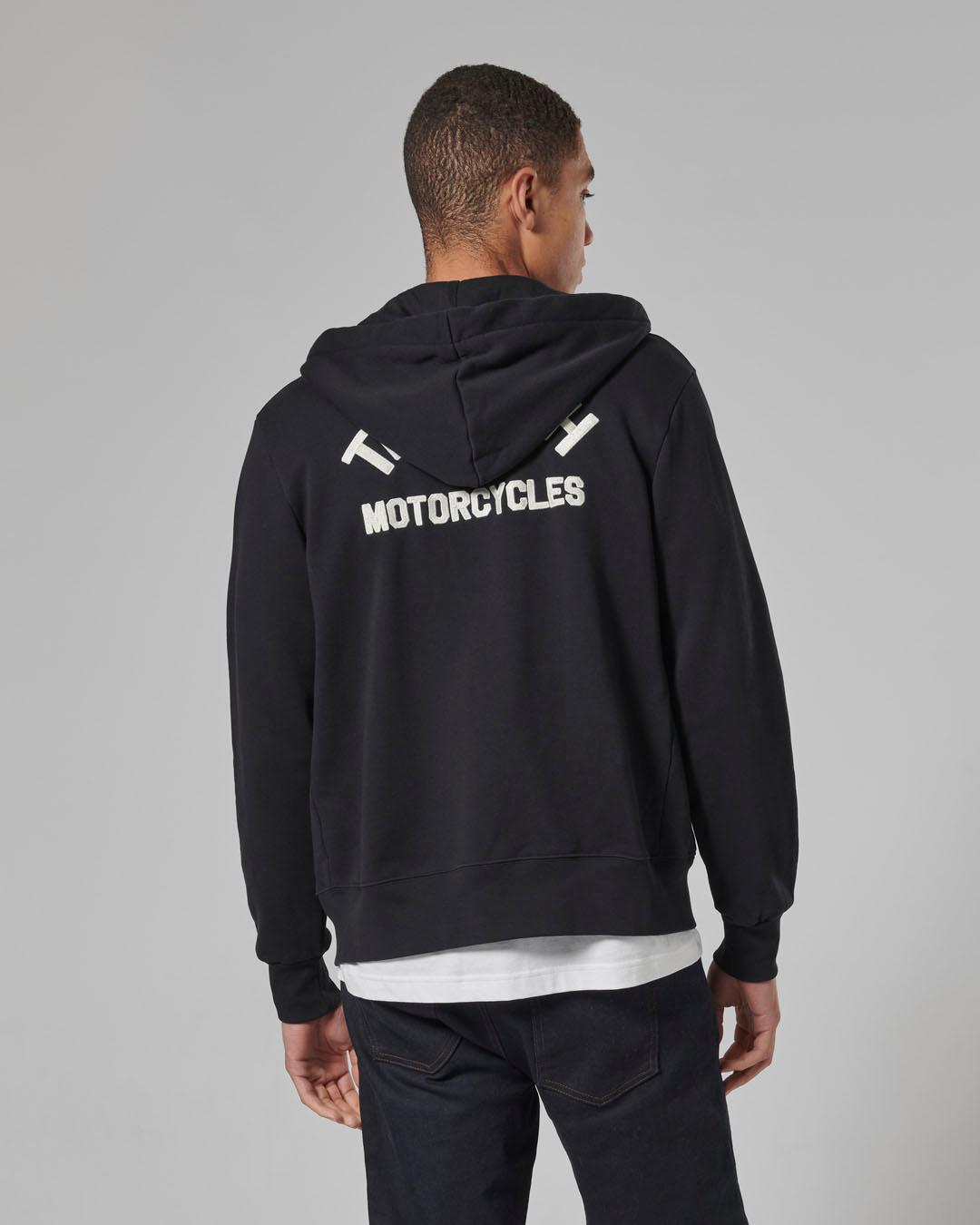 DOLAN FULL ZIP HOODIE BLACK M image 6