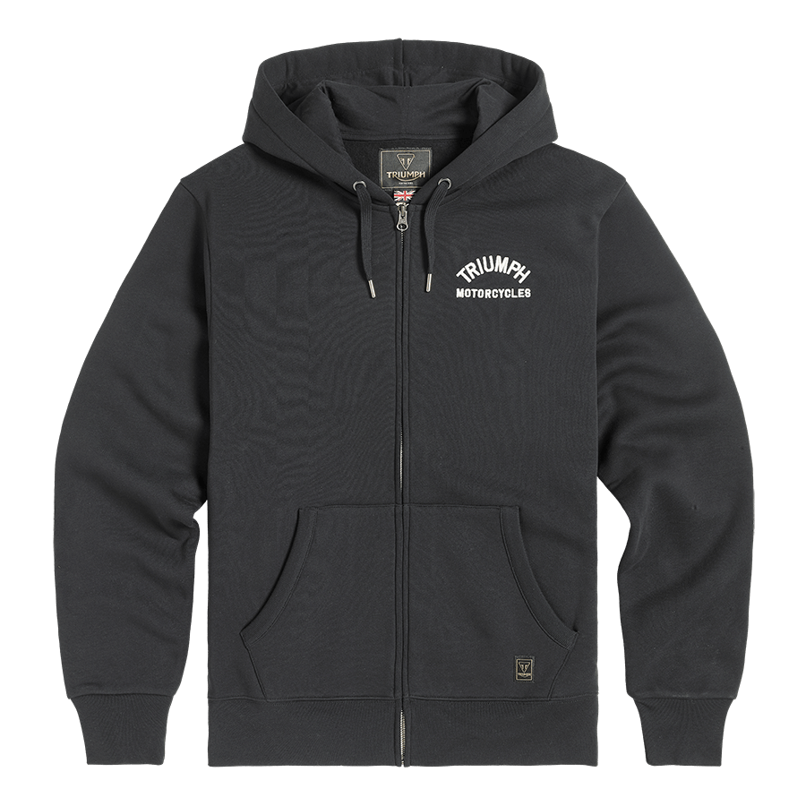 DOLAN FULL ZIP HOODIE BLACK XS image 1