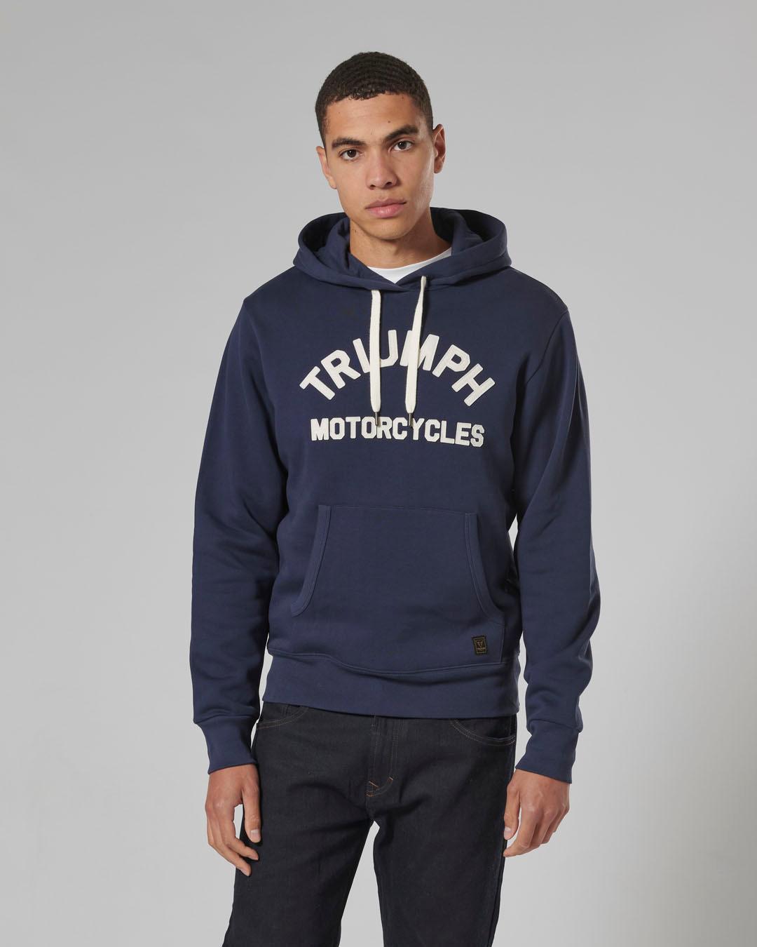 CARRICK PULL-ON HOODIE NAVY / BONE XL image 6