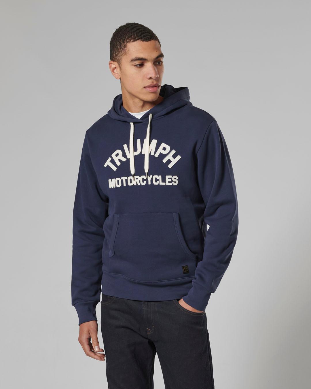 CARRICK PULL-ON HOODIE NAVY / BONE XS image 6