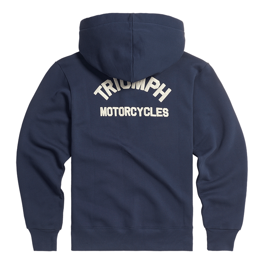 DOLAN FULL ZIP-SWEAT NAVY / BONE L image 9