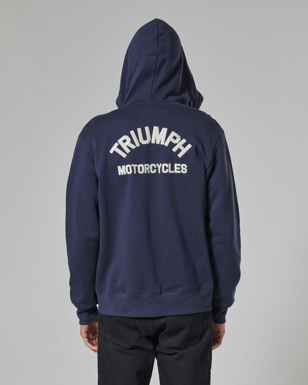 DOLAN FULL ZIP-SWEAT NAVY / BONE S image 7