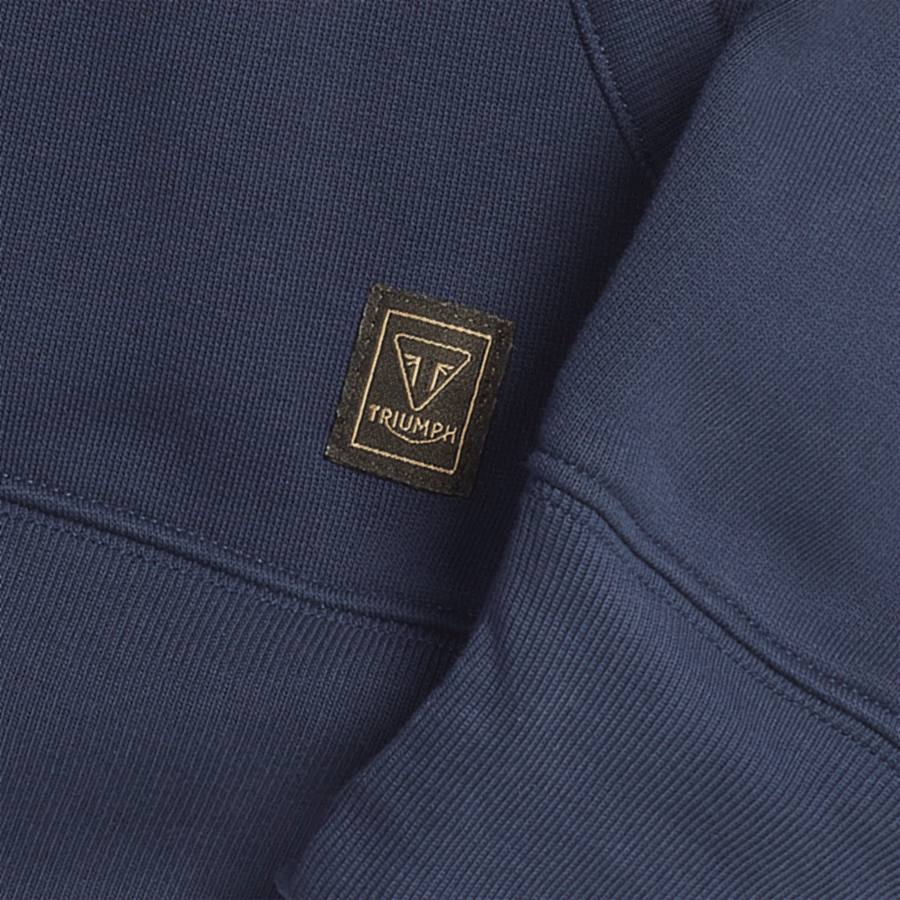 DIGBY FULL ZIP-HOODIE NAVY / BONE L image 5