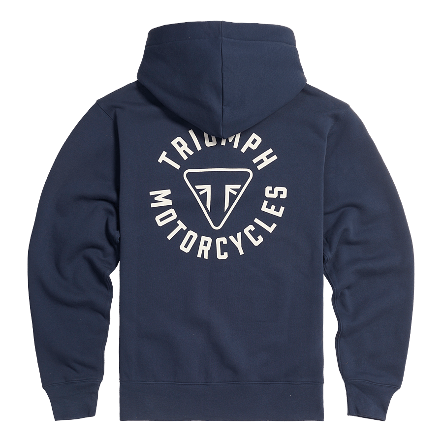 DIGBY FULL ZIP-HOODIE NAVY / BONE S image 1
