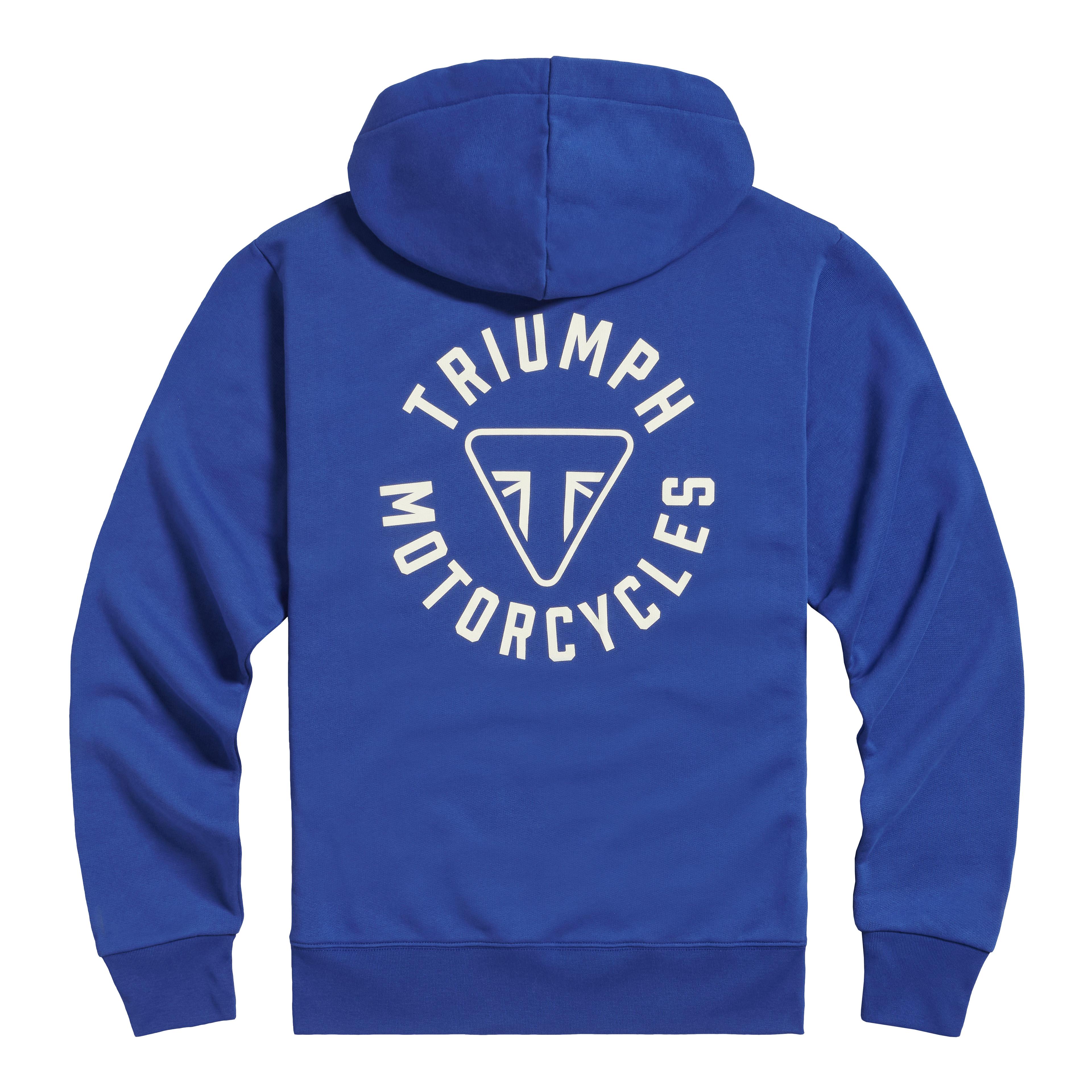 DIGBY FULL ZIP HOODIE BLUE / BONE XS image 4