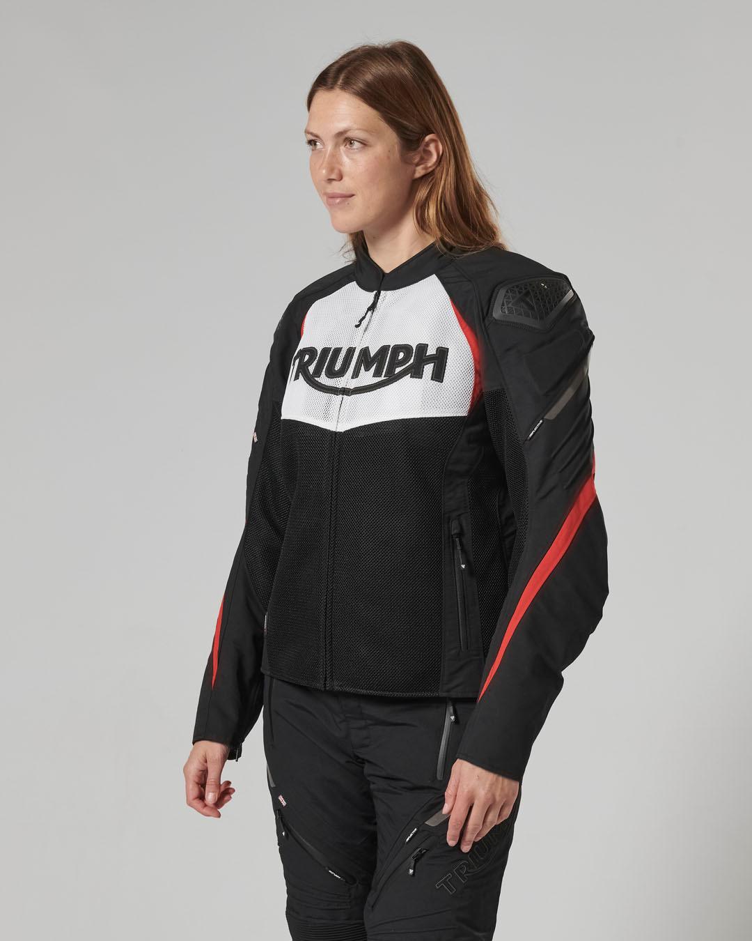 TRIPLE SPORTS MESH JACKET BLACK / WHITE / RED L image 8