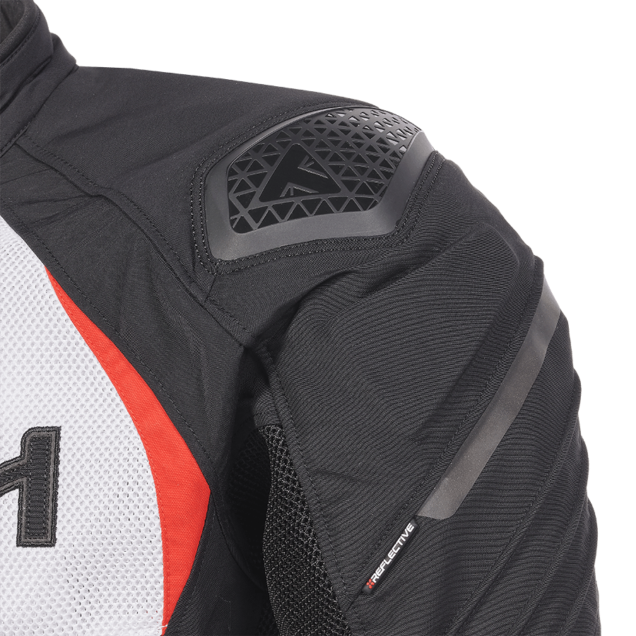 TRIPLE SPORTS MESH JACKET BLACK / WHITE / RED XS image 3