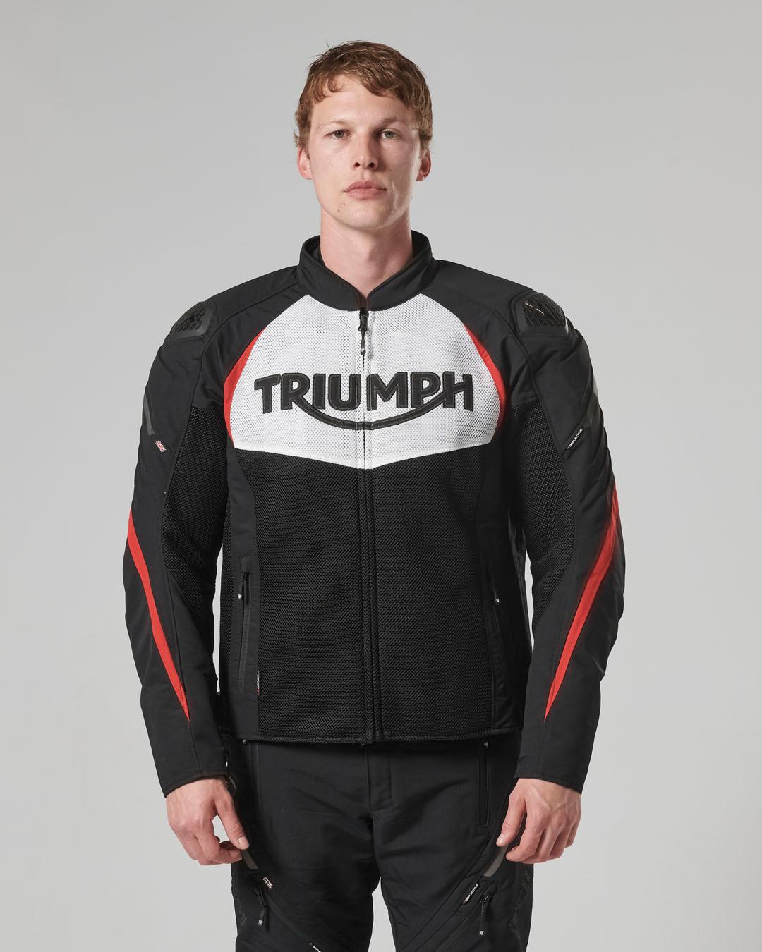 TRIPLE SPORTS MESH JACKET BLACK / WHITE / RED XS image 20