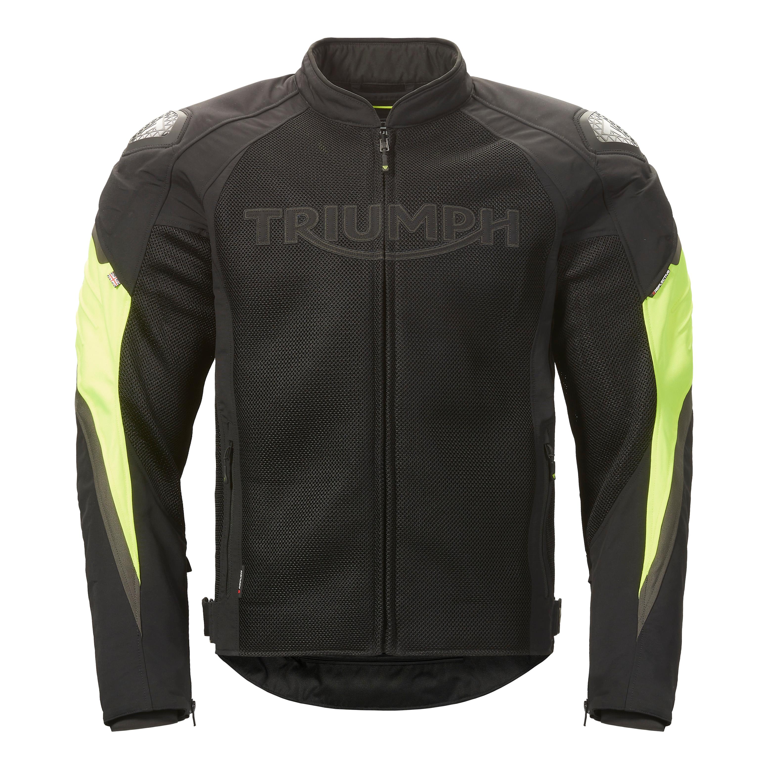 TRIPLE MESH JACKET - BLACK / FLURO XL image 3