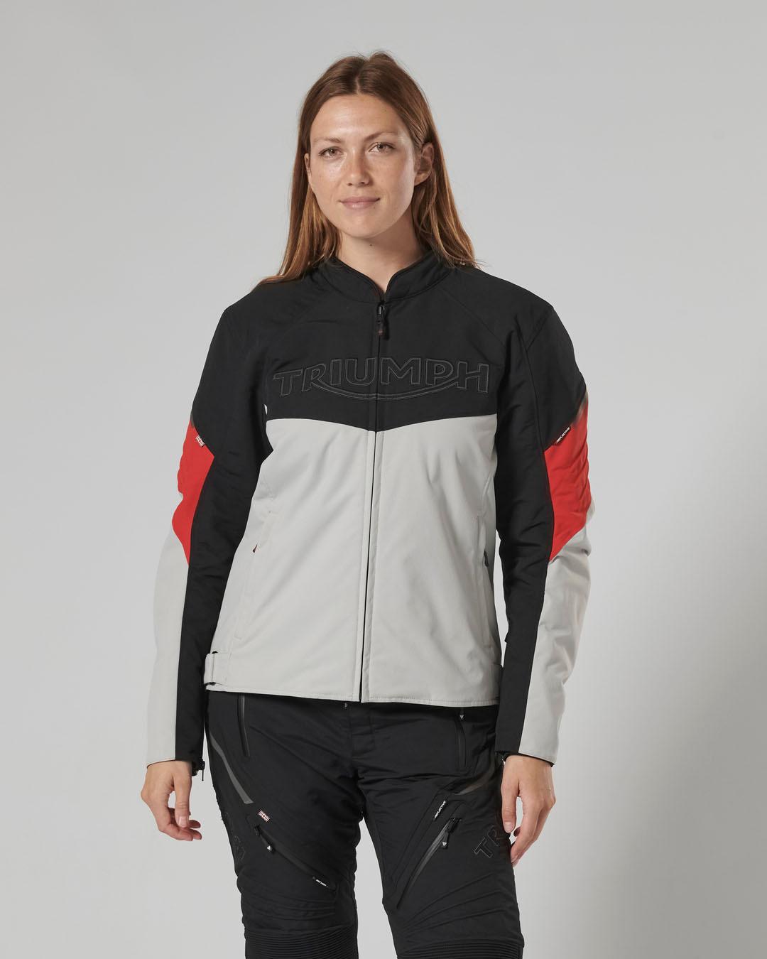 TRIPLE ROADSTER JACKET - BLACK / GREY / RED XS image 11