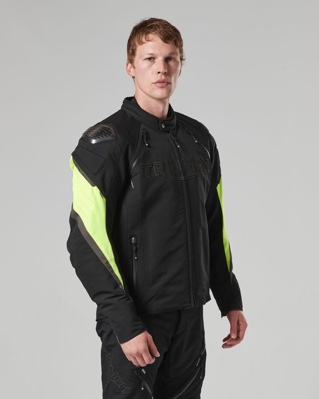 TRIPLE SPORTS TRITECH JACKET - BLACK / FLURO L image 11