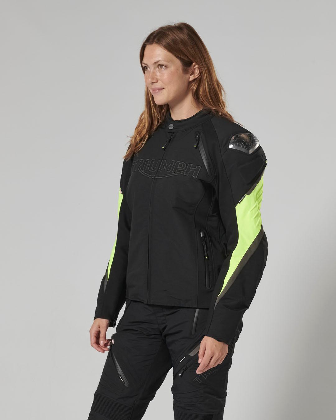 TRIPLE SPORTS TRITECH JACKET - BLACK / FLURO L image 13