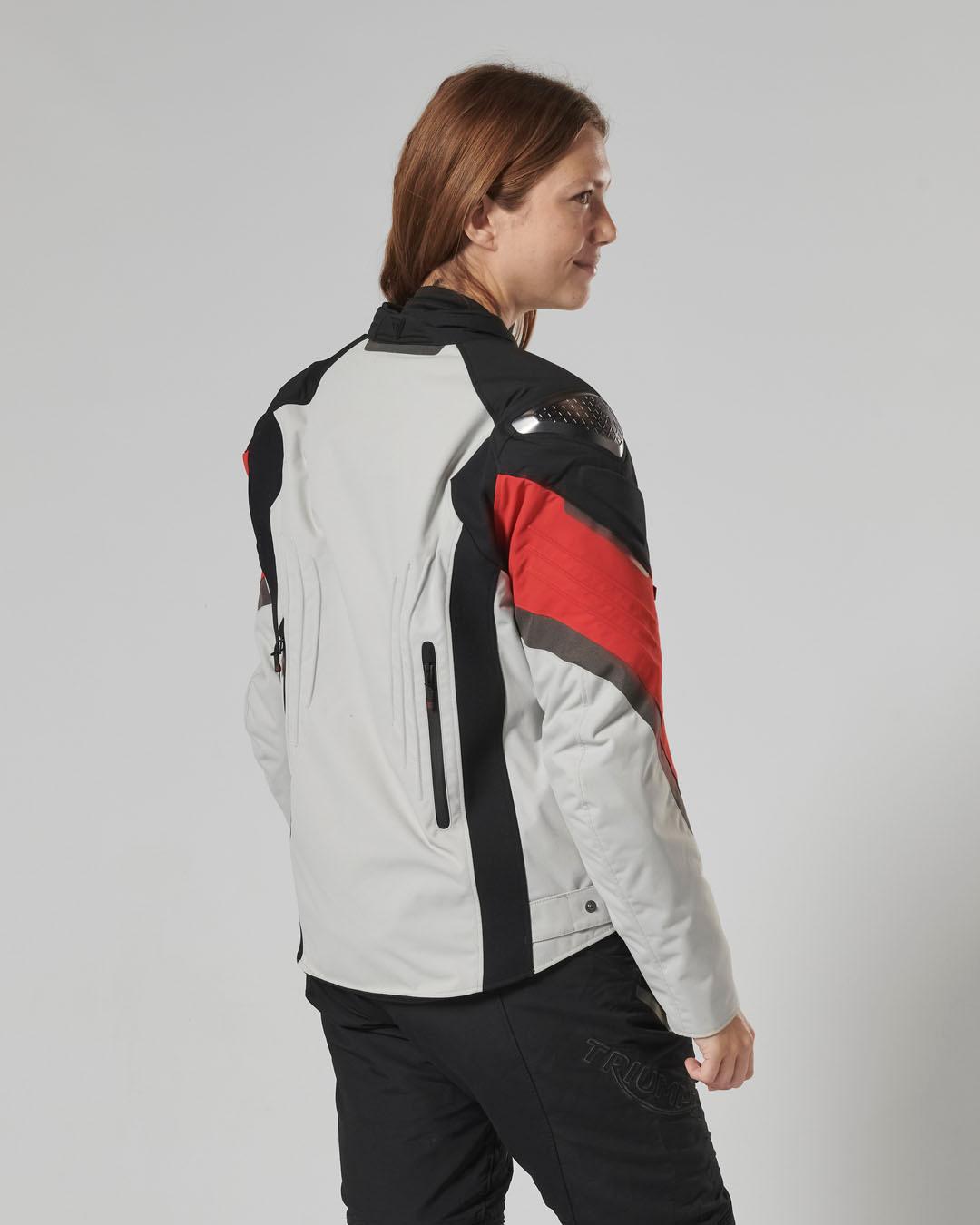TRIPLE SPORTS TRITECH JACKET - BLACK / GREY / RED L image 13