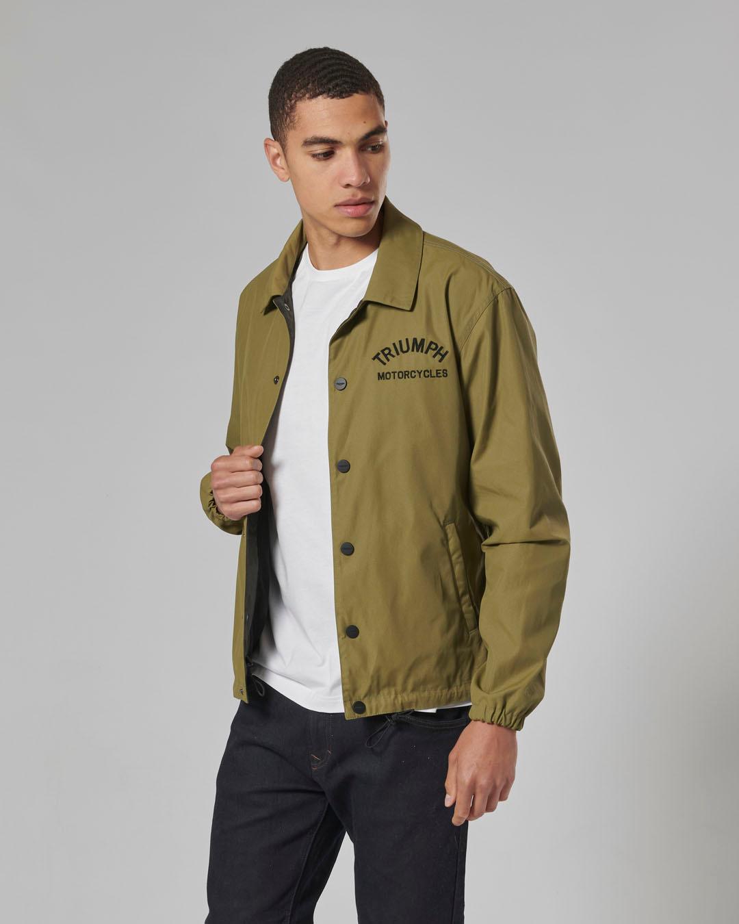 CARTER COACH JACKET KHAKI M image 6