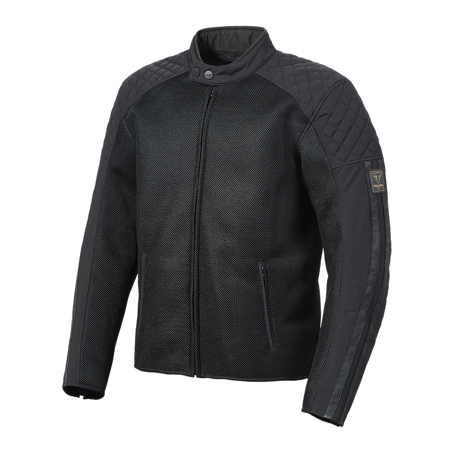 BRADDAN RETRO MESH JACKET BLACK L image 2