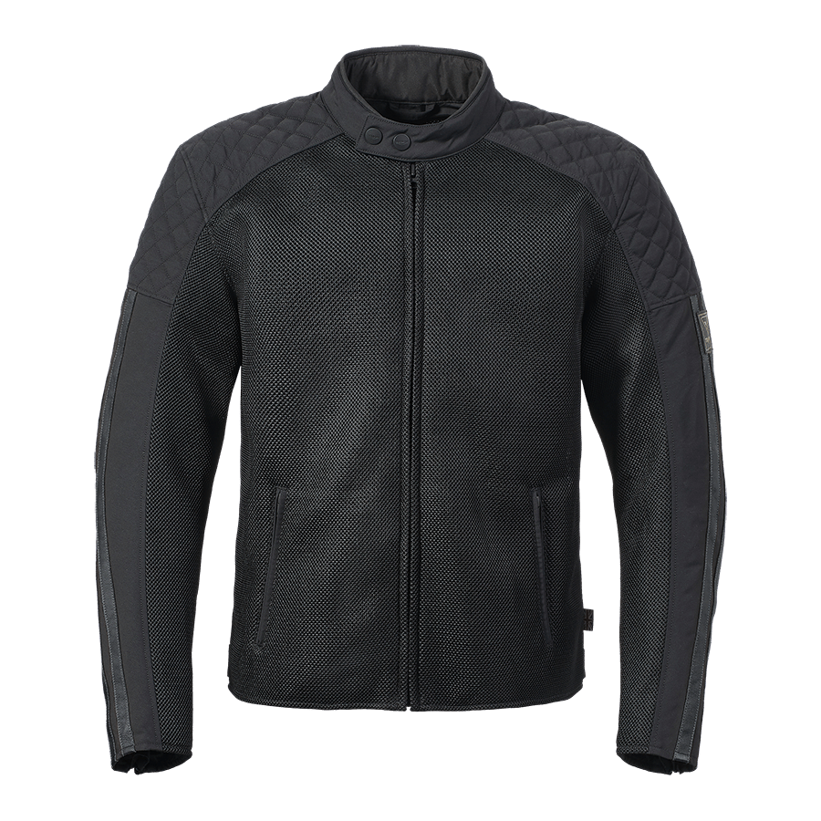 BRADDAN RETRO MESH JACKET BLACK L image 6