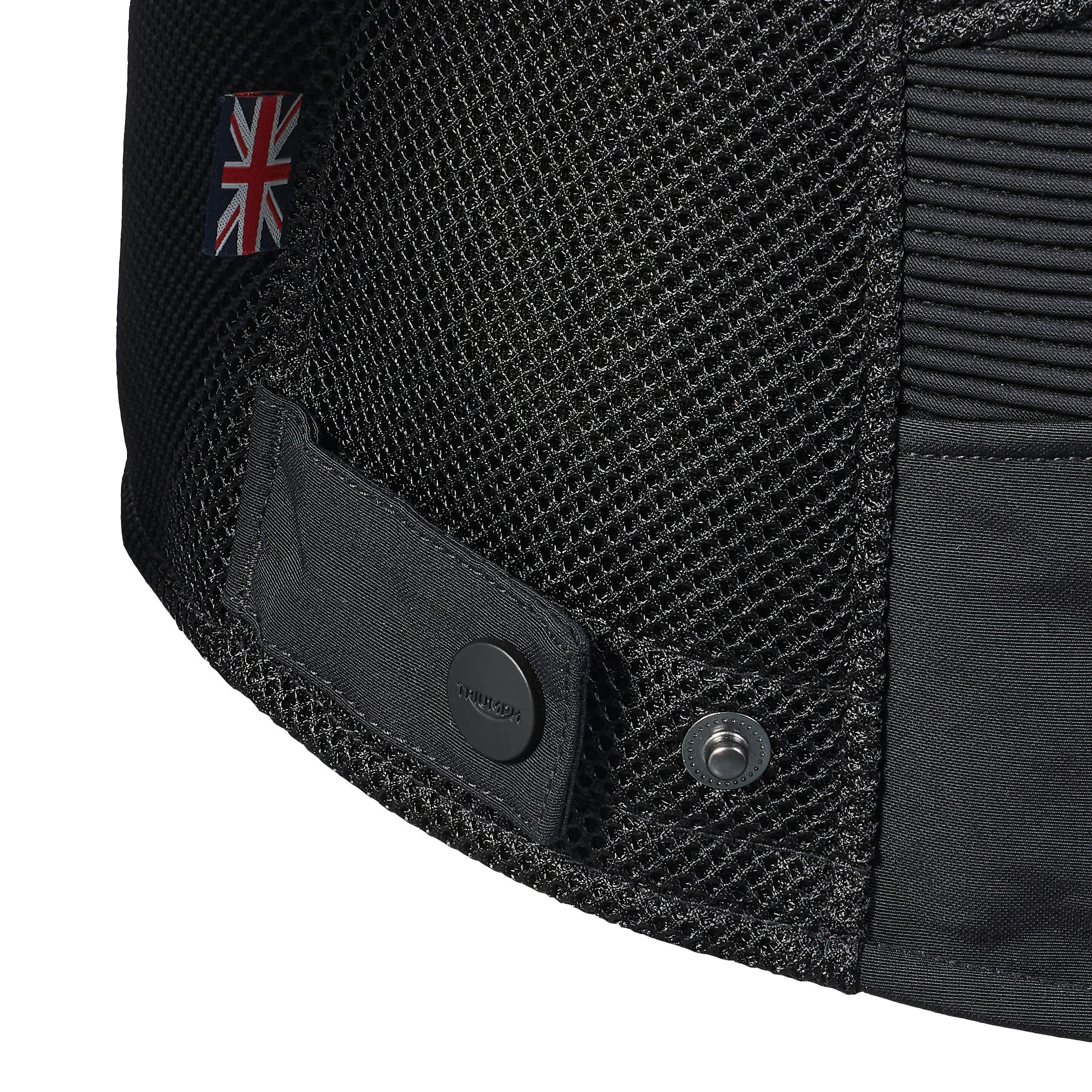 BRADDAN RETRO MESH JACKET BLACK L image 9