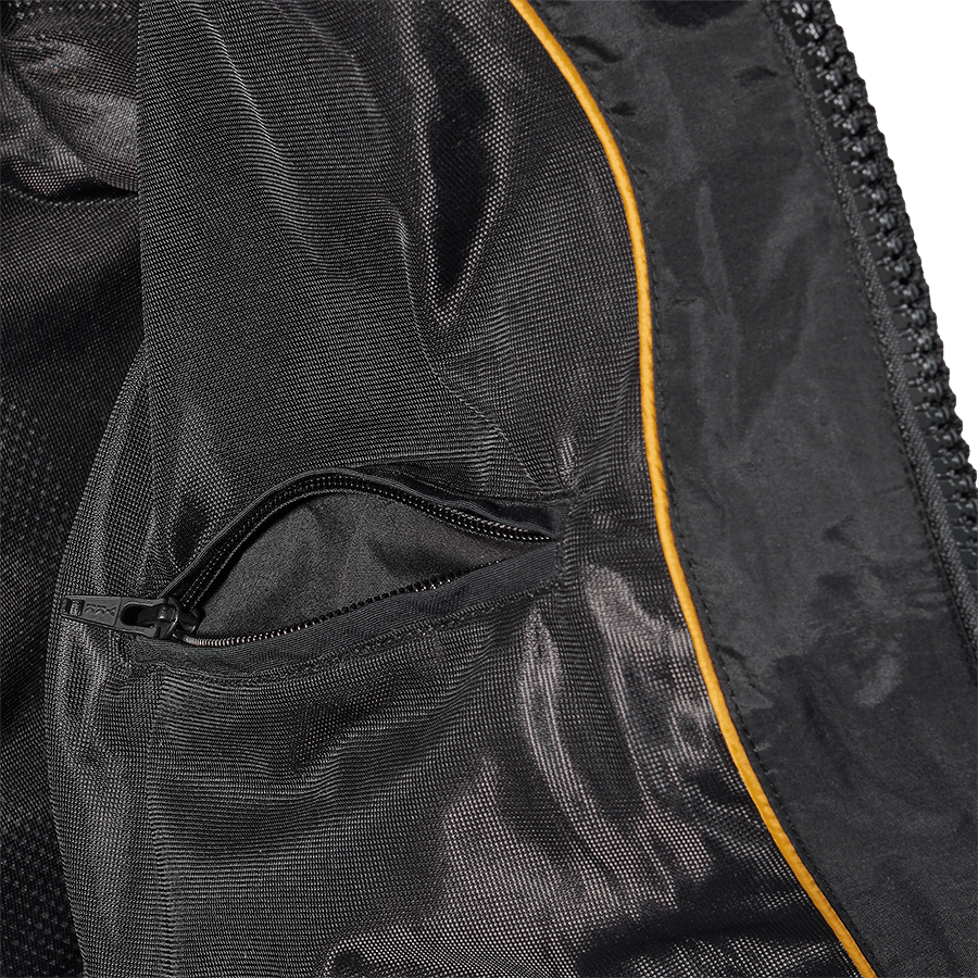 BRADDAN RETRO MESH JACKET BLACK / GOLD M image 24