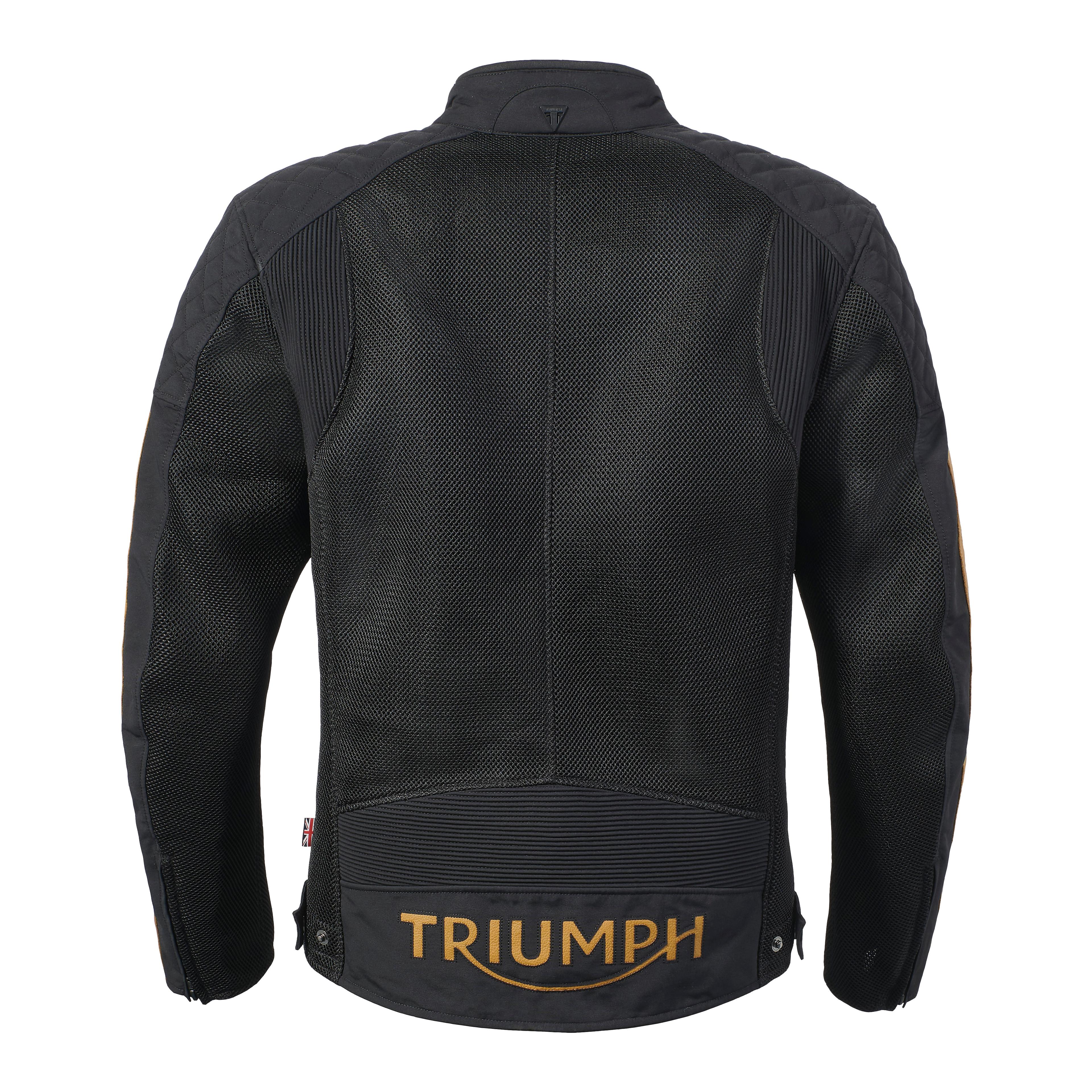BRADDAN RETRO MESH JACKET BLACK / GOLD M image 7