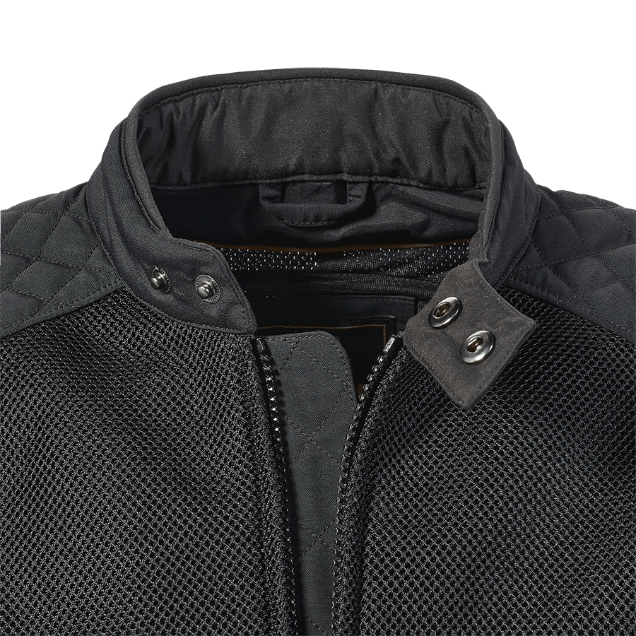 BRADDAN RETRO MESH JACKET BLACK / GOLD S image 29