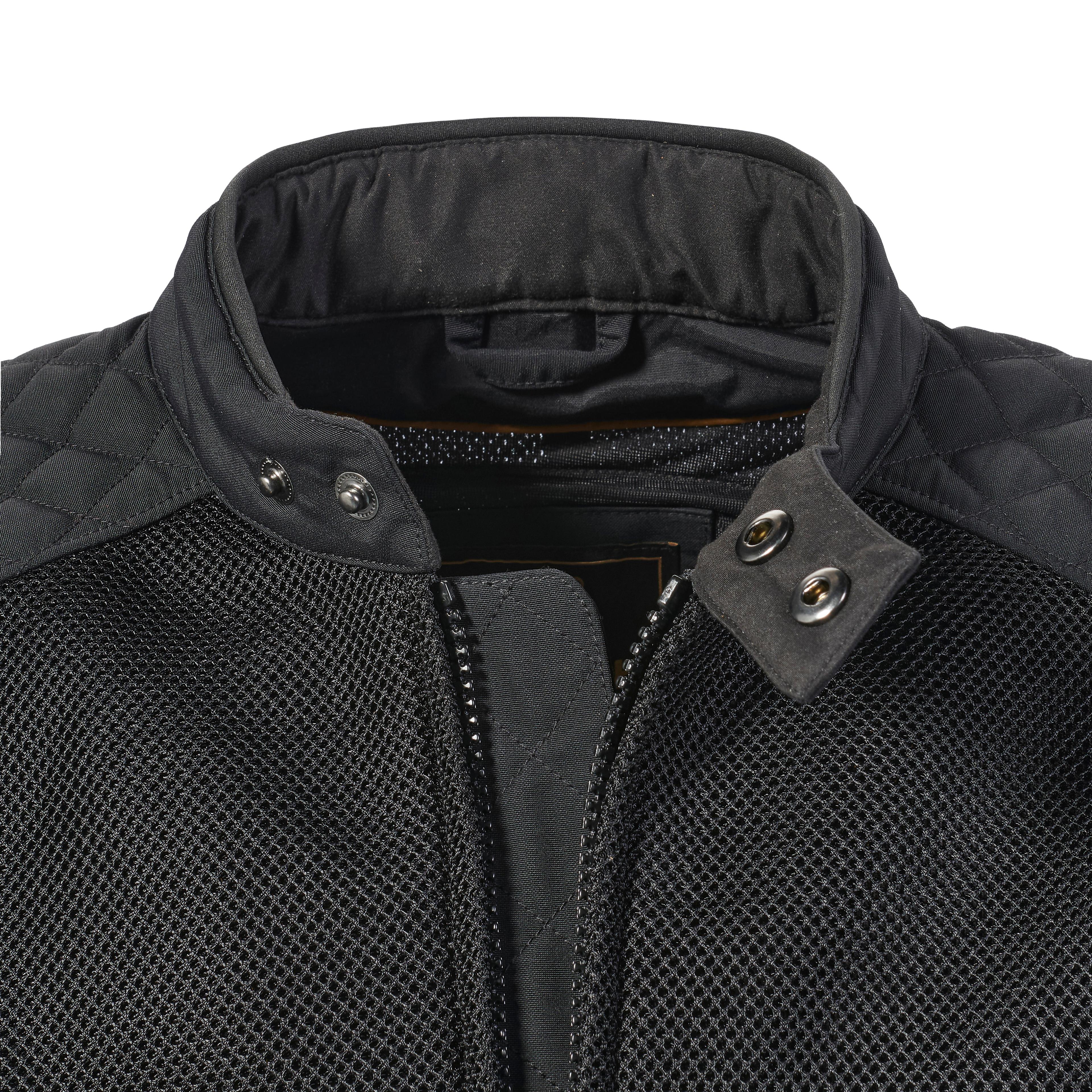 BRADDAN RETRO MESH JACKET BLACK / GOLD XS image 26