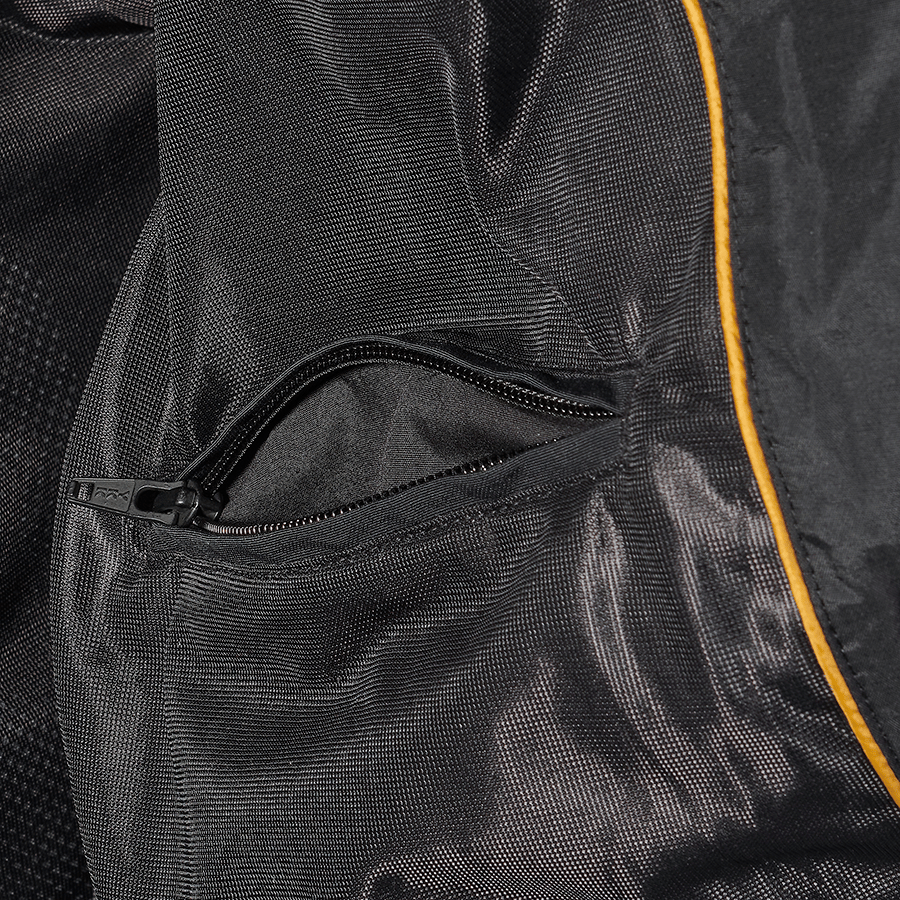 LADIES BRADDAN RETRO MESH JACKET BLACK / GOLD S image 22