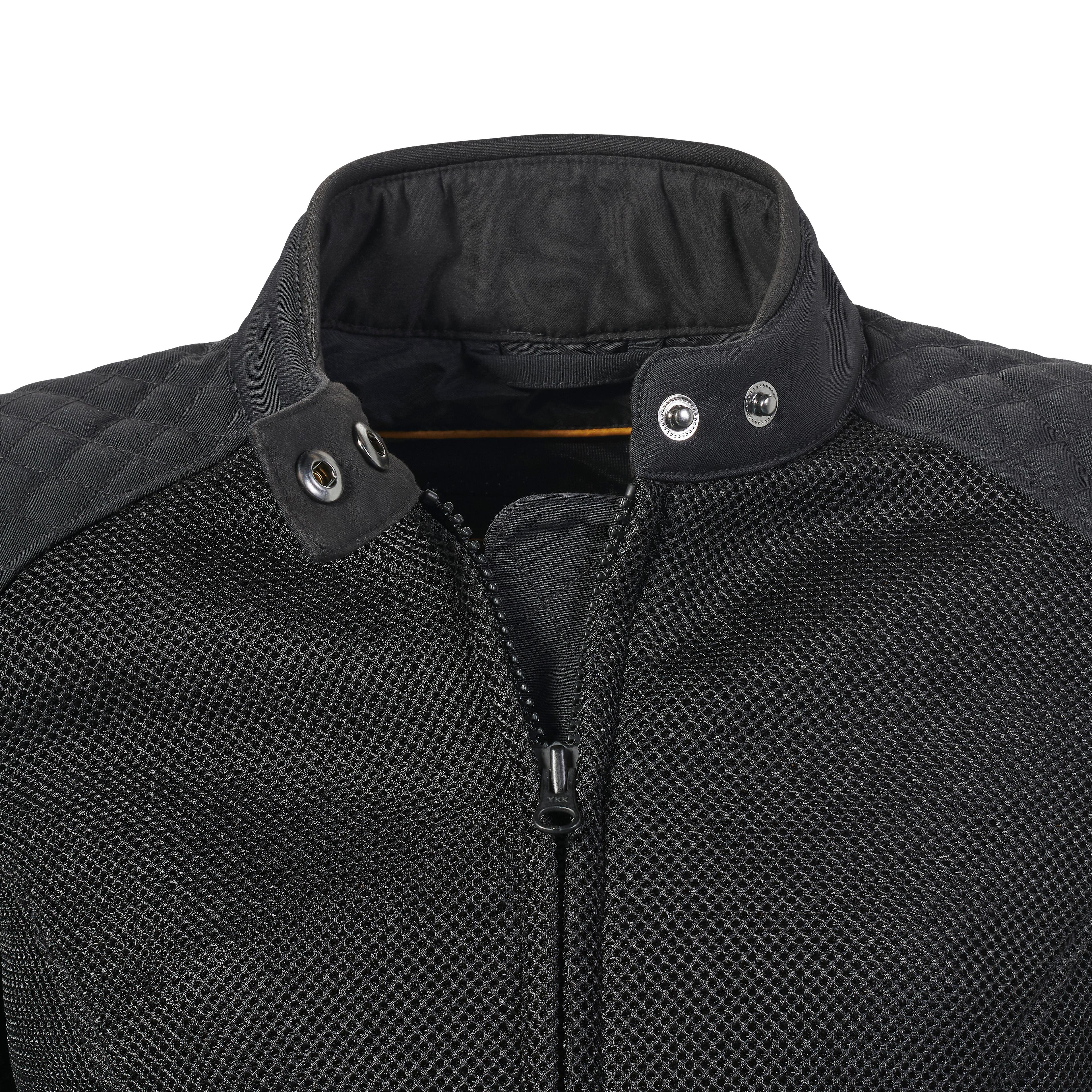 LADIES BRADDAN RETRO MESH JACKET BLACK / GOLD XXS image 33