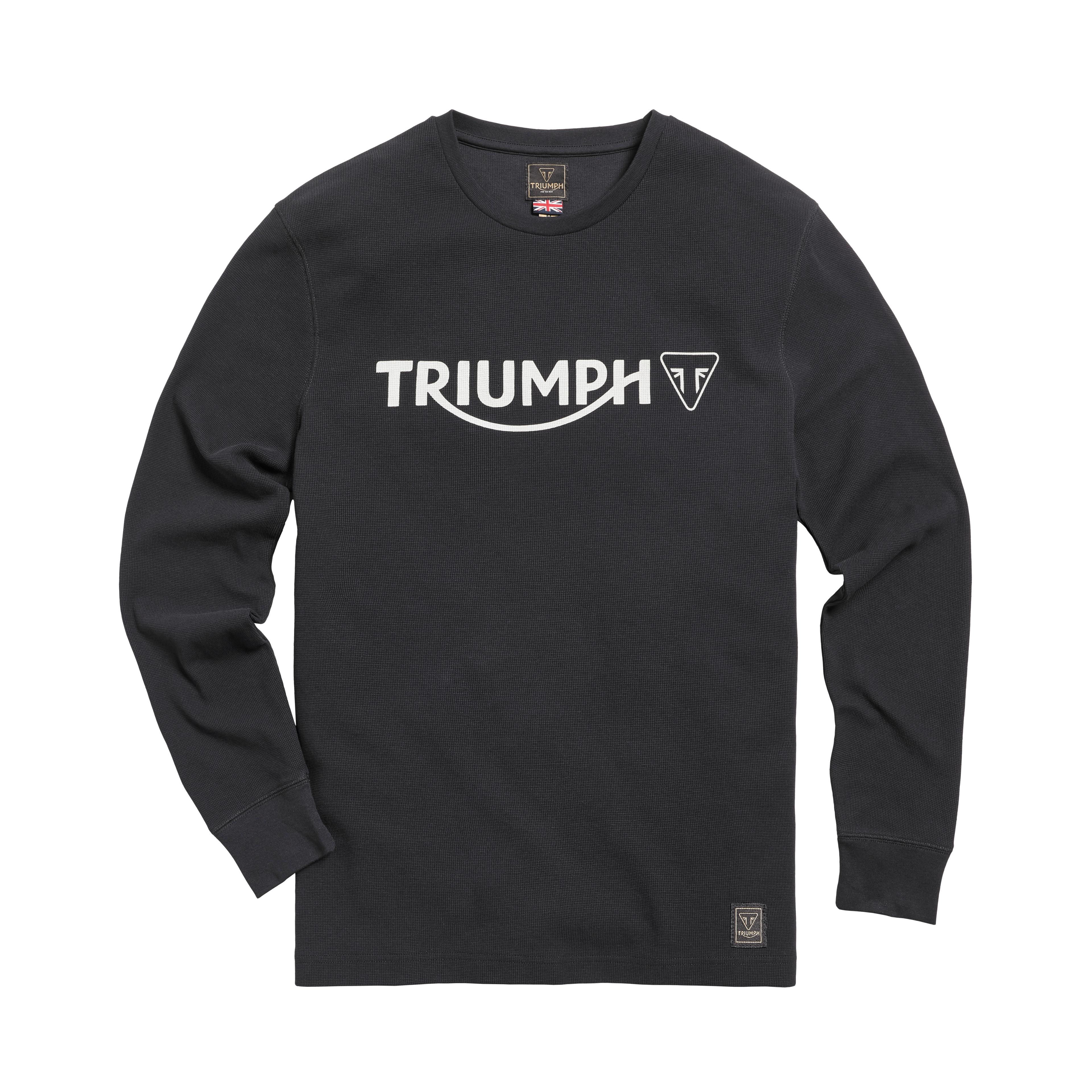 BETTMANN L/S WAFFLE BLACK T-SHIRT XS image 1