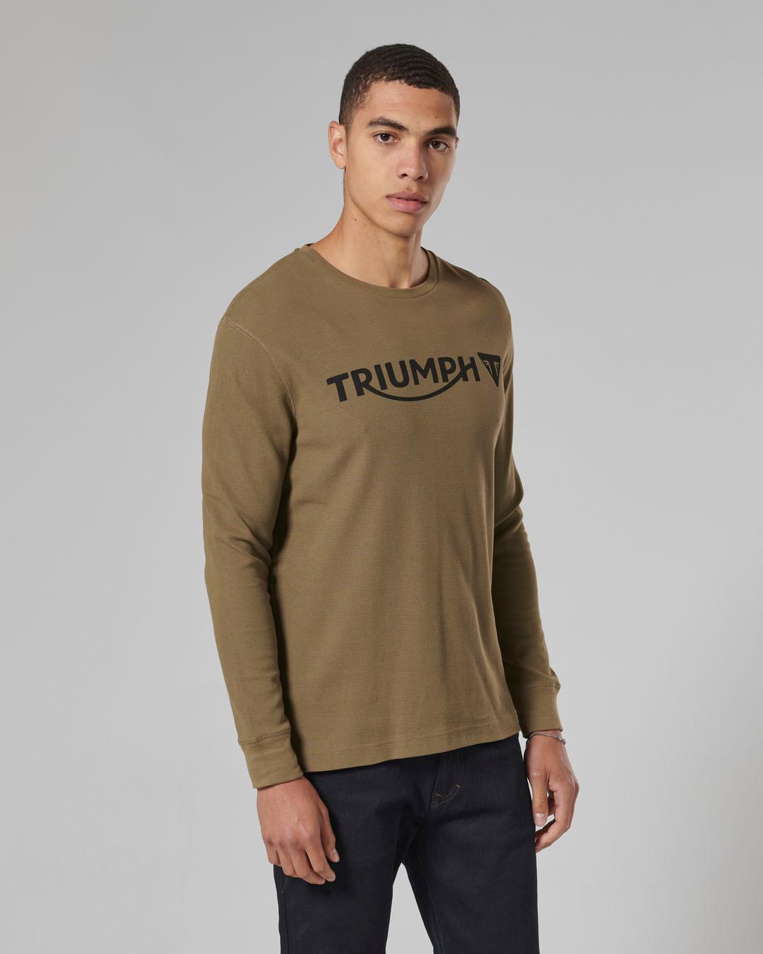 BETTMANN L/S WAFFLE KHAKI T-SHIRT XS image 4
