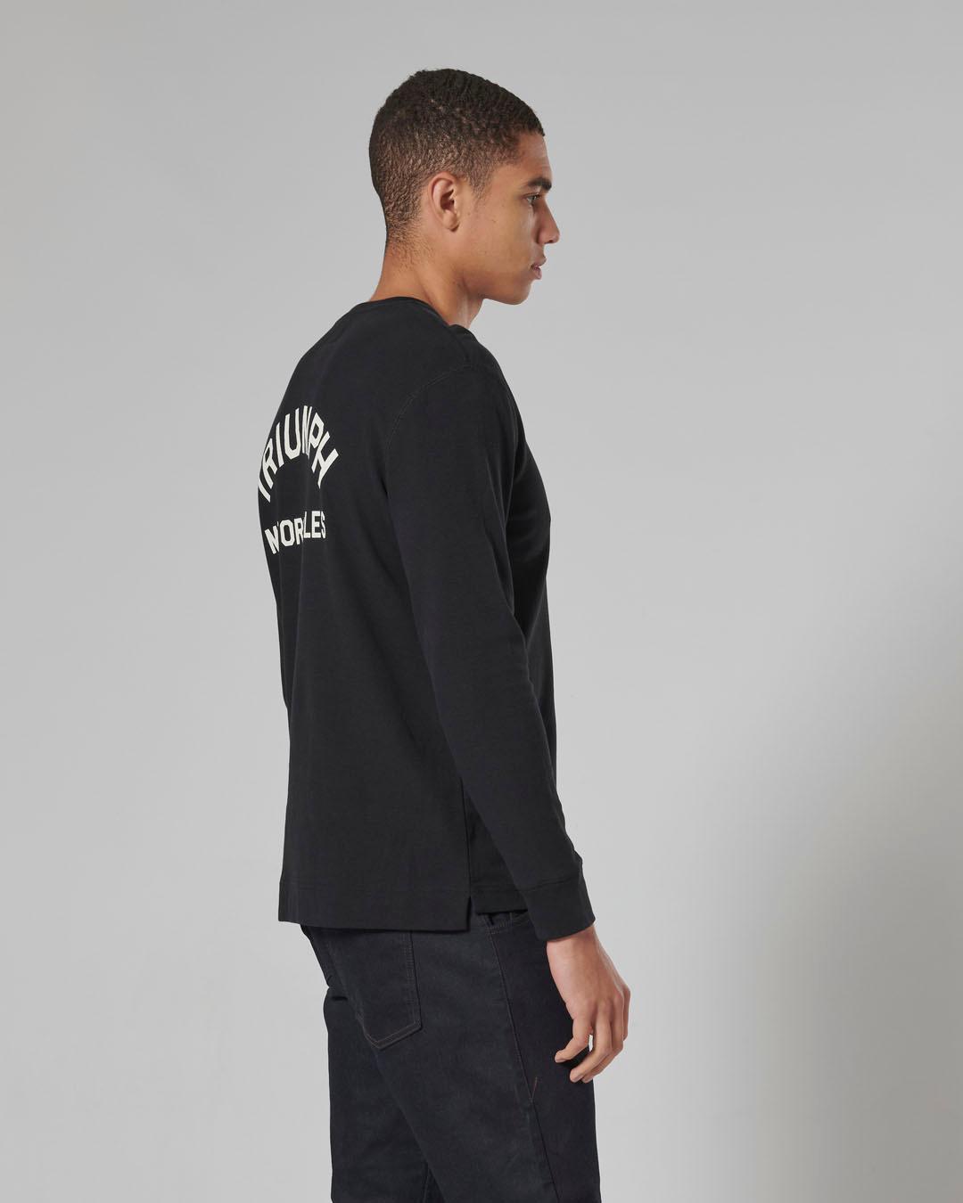 DEAN L/S WAFFLE BLACK T-SHIRT XL image 3