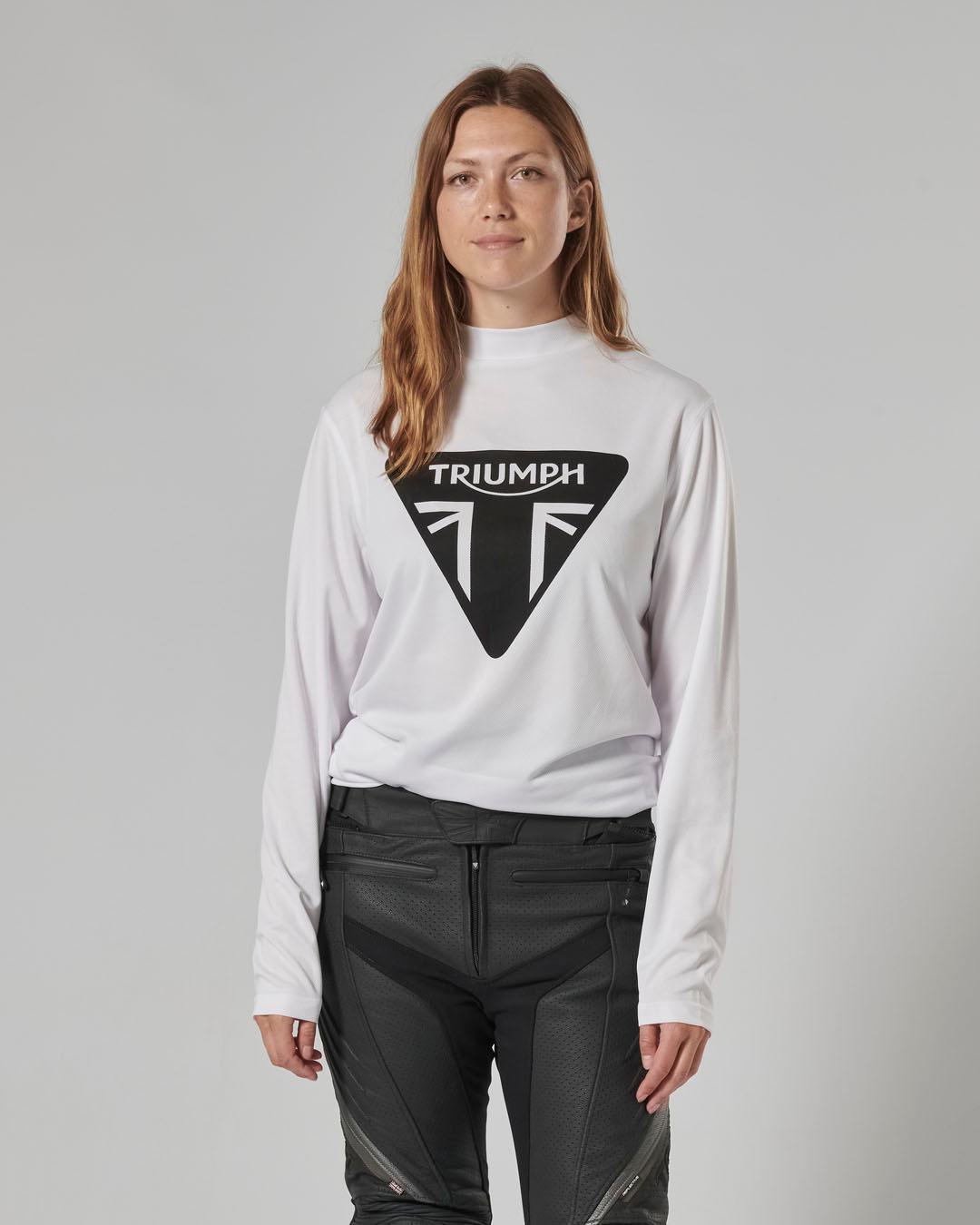 RAPID DRY RACE T-SHIRT - WHITE S image 1