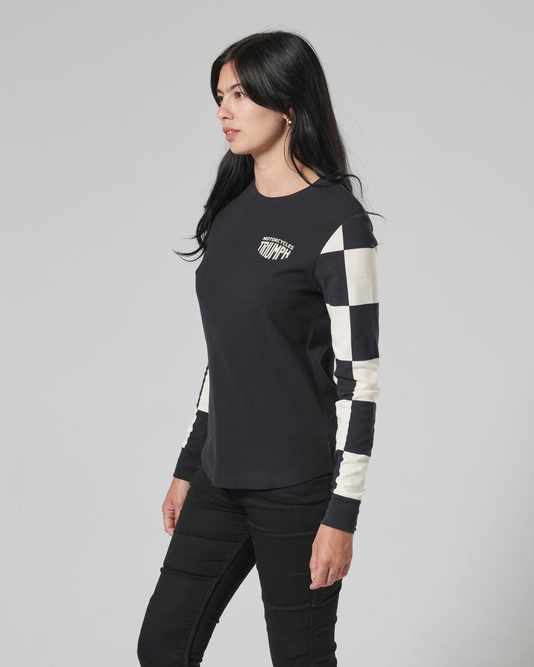 LADIES NIKKI L/SLEEVED T-SHIRT M image 5