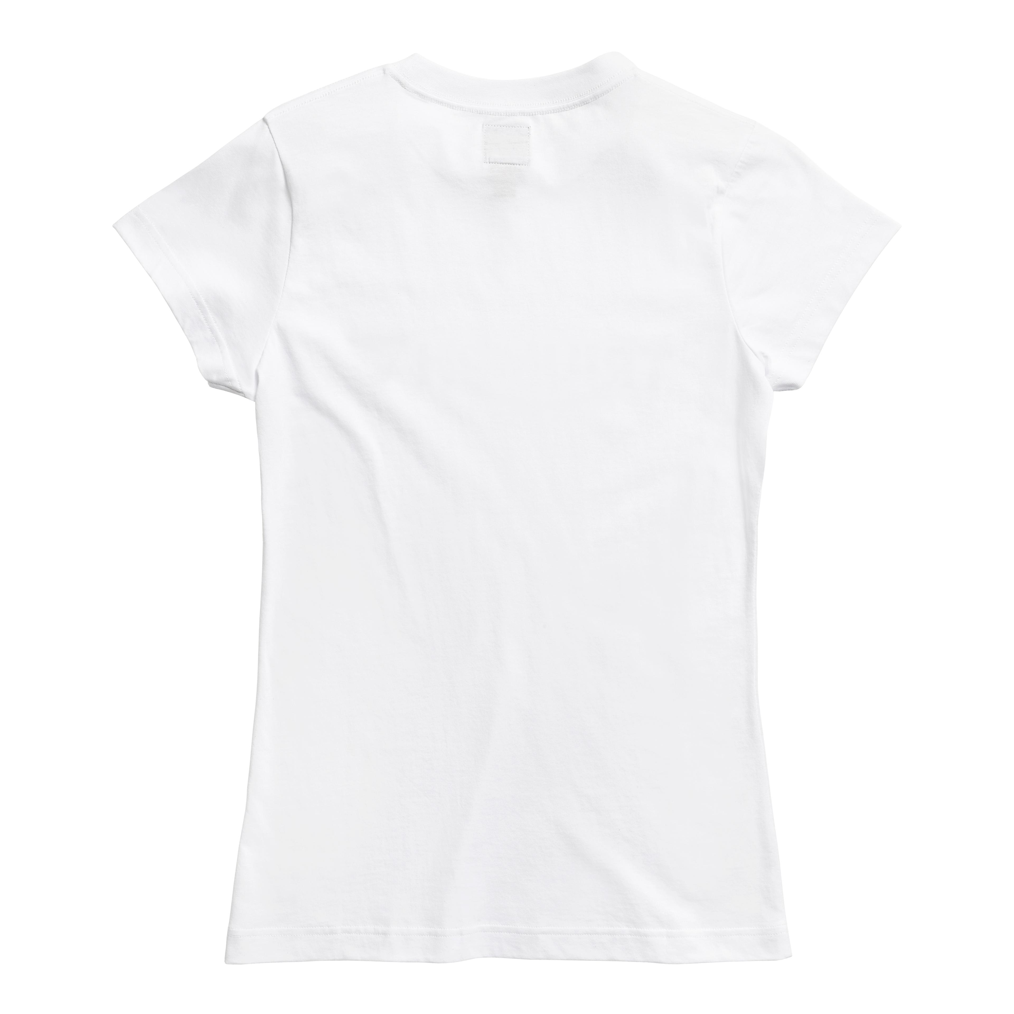 MELROSE LADIES T-SHIRT WHITE XXS image 3
