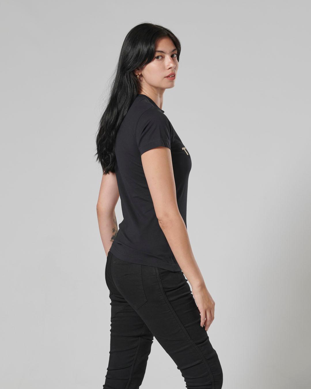 MELROSE LADIES T-SHIRT JET BLACK XL image 6