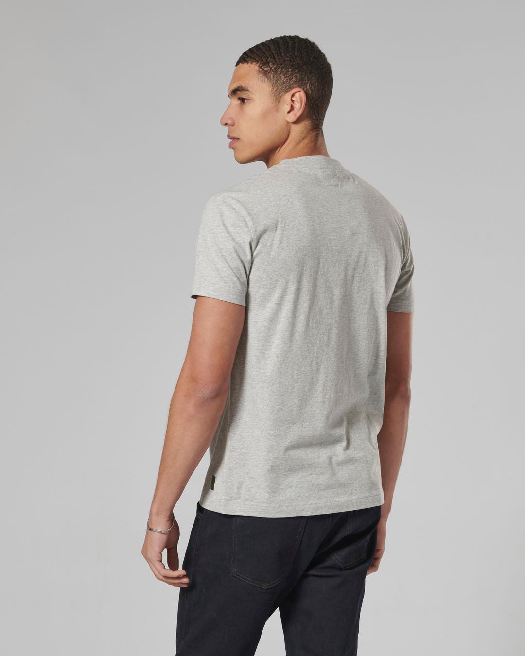 BURNHAM T-SHIRT GREY MARL L image 7