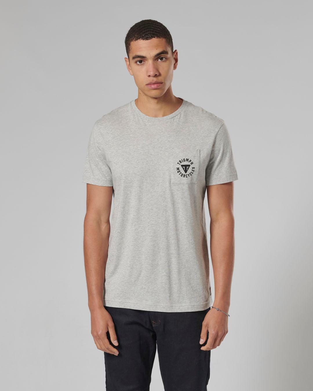 NEWLYN T-SHIRT GREY MARL M image 4