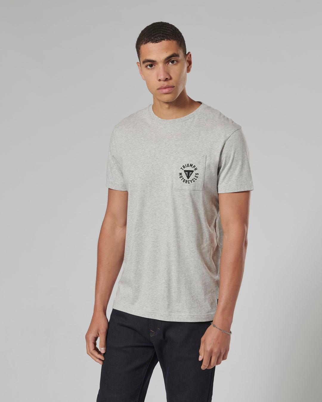 NEWLYN T-SHIRT GREY MARL M image 1