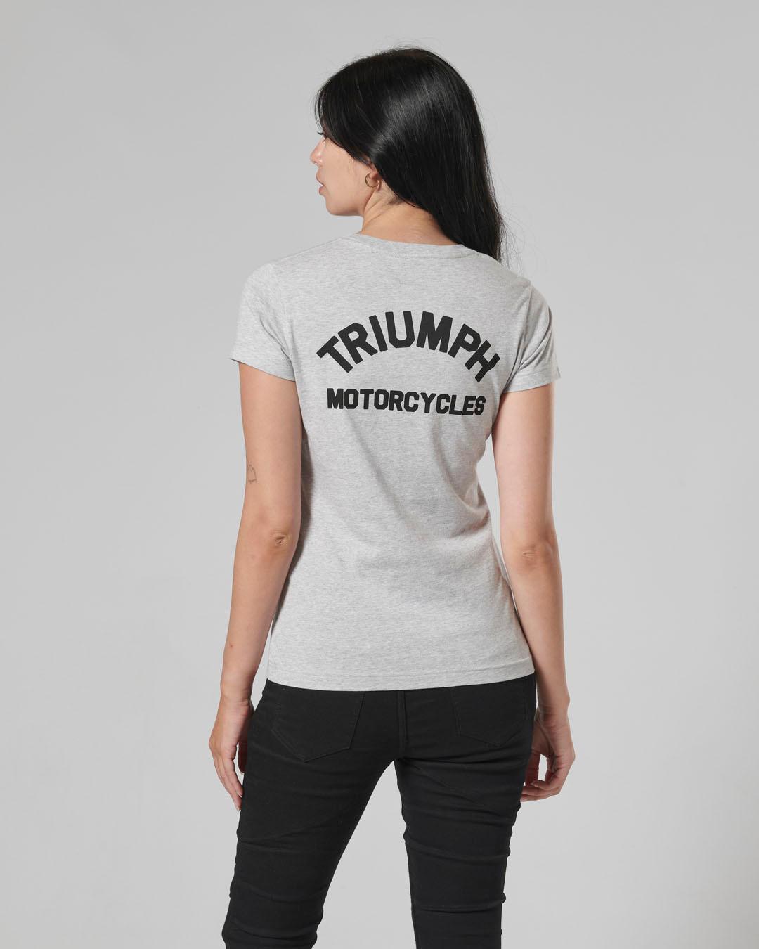 LADIES SYDNEY T-SHIRT GREY MARL S image 5