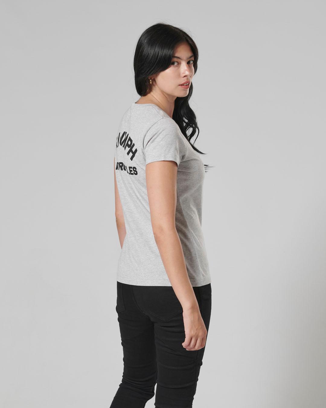 LADIES SYDNEY T-SHIRT GREY MARL XXS image 7