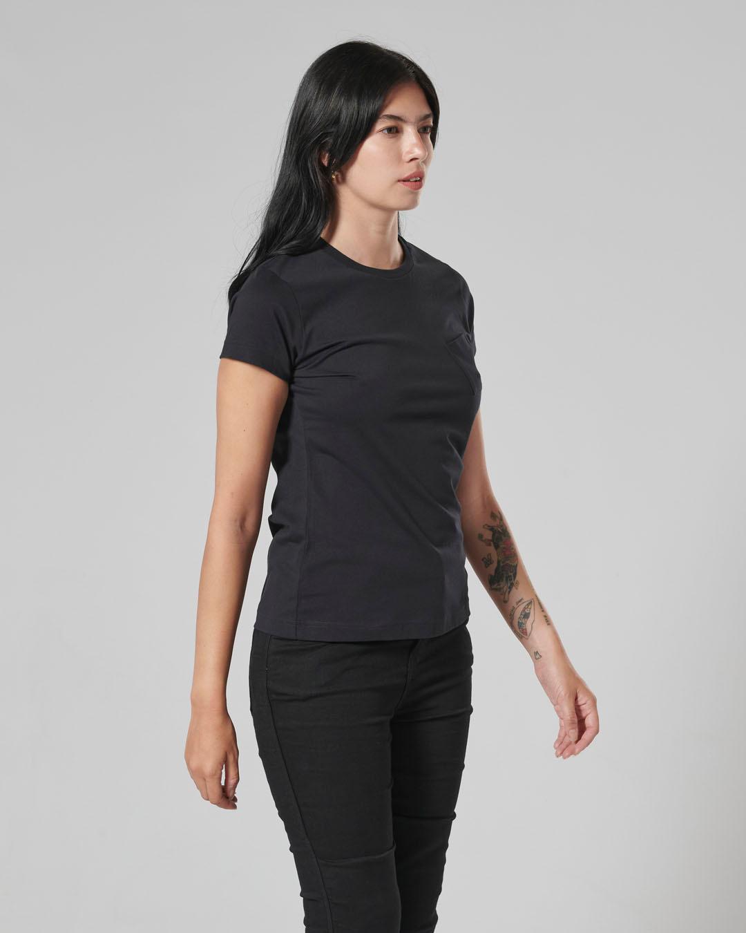 LADIES SYDNEY T-SHIRT JET BLACK XL image 8