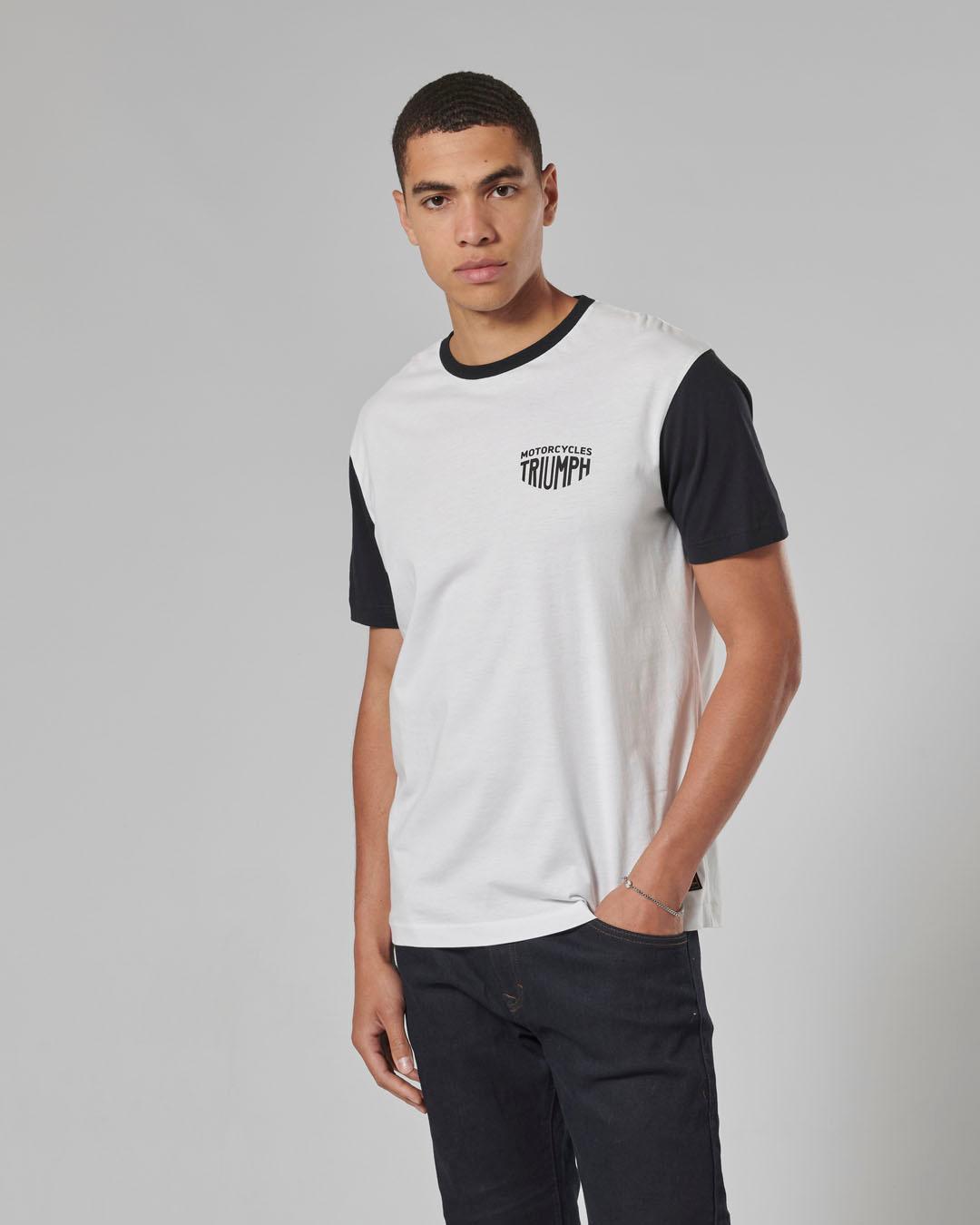 FENLAND T-SHIRT WHITE / JET BLACK L image 8