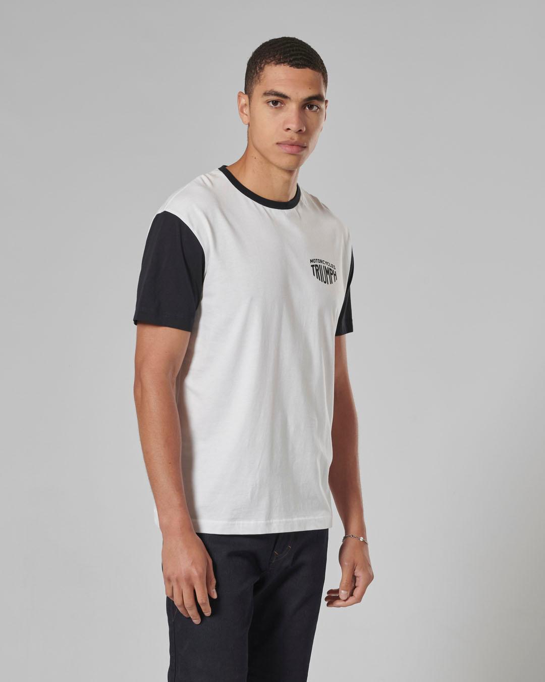 FENLAND T-SHIRT WHITE / JET BLACK M image 5